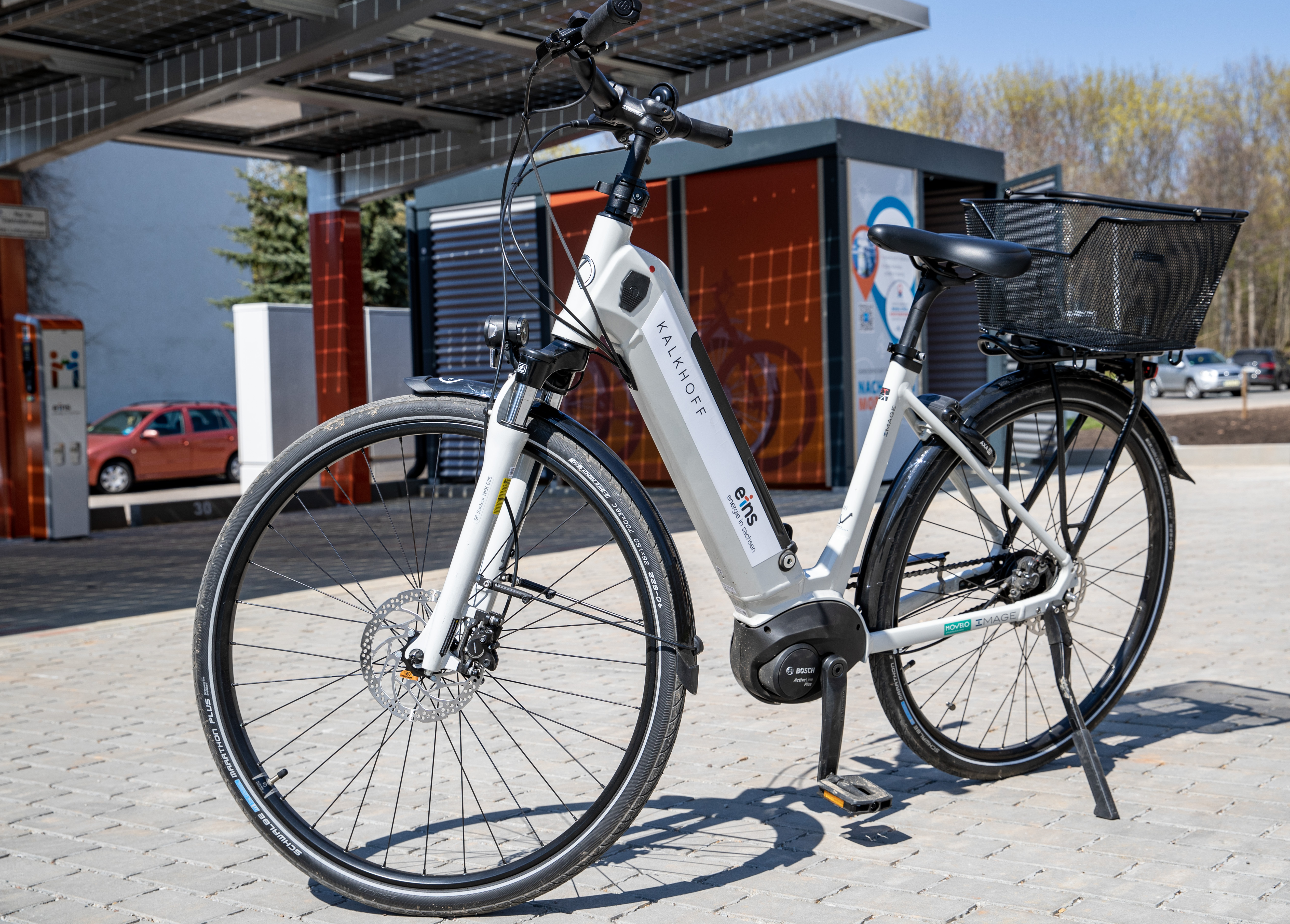 E-Mobilität Erster Chemnitzer Mobilitätsknotenpunkt Bike Sharing