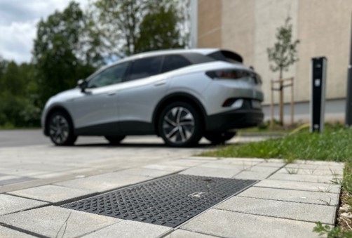 Parkplatzvorbereitung für zukünftige Ladeinfrastruktur